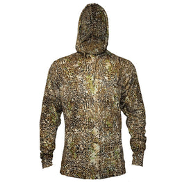 Air - X Camo Pattern Hooded Performance Shirts with Repel X - Xotic Camo & Fishing Gear - HDHAX001