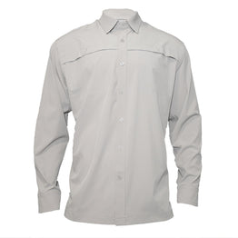 Long Sleeve Solid Lifestyle Button Down w/ REPEL - X - Xotic Camo & Fishing Gear - CGLSBD001