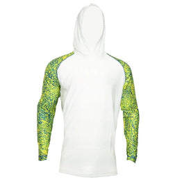 Pattern Hooded Long Sleeve Performance with Repel X - Xotic Camo & Fishing Gear - MWBLSHOD100XS