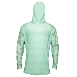 Pattern Hooded Long Sleeve Performance with Repel X - Xotic Camo & Fishing Gear - IGGBHLSPS100XS - C7