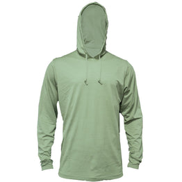 Air-X Hooded Performance Shirts with Repel X - Xotic Camo & Fishing Gear -HK101S-SWAMP