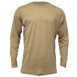 Air-X Performance Long Sleeve Shirt with Repel X - Xotic Camo & Fishing Gear -LSK102M-SAND STONE