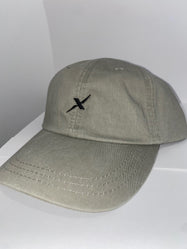 Cotton 6 Panel X Logo Hat - Xotic Camo & Fishing Gear -CTN6PNLSTNX