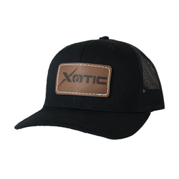 Leather Logo Patch Hat - Xotic Camo & Fishing Gear -SP-398