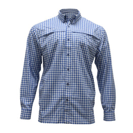 Long Sleeve Patterned Lifestyle Button Down w/ REPEL-X - Xotic Camo & Fishing Gear -BWGLSBD100S