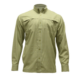 Long Sleeve Patterned Lifestyle Button Down w/ REPEL-X - Xotic Camo & Fishing Gear -SLSLSBD101S-C7