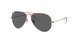 Ray-Ban Aviator Large Metal Rose Gold w/ Dark Grey