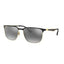 Ray-Ban Black on Arista gray mirror gradient