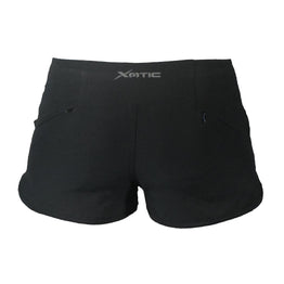 Womens Black Hybrid Performance Shorts-Womens Shorts-Xotic Camo & Fishing Gear