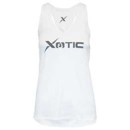 Women's White Performance Fishing Tank Top-Tank Top-Xotic Camo & Fishing Gear